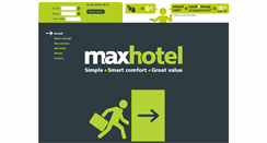 Desktop Screenshot of maxhotel.be